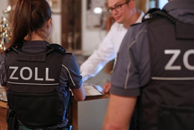 Zollbeamte im Einsatz