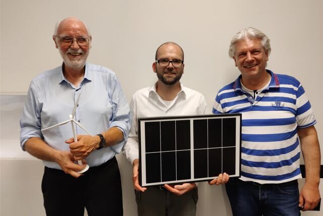 Ulrich Werkle (l.), Sebastian Land und Karsten Zygowski