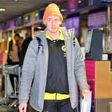 Julian Brandt am Dortmund Airport.