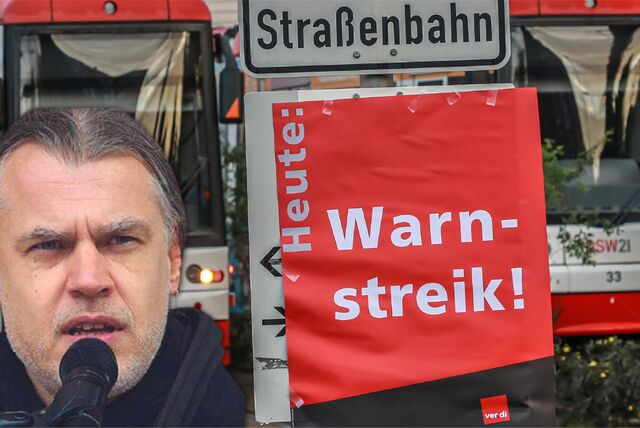 Busse und Bahnen werden am Freitag (3.3.) in Dortmund nicht fahren. Das gilt sowohl im Schul- und Berufsverkehr als auch für die Zeit des BVB-Heimspiels am Abend.