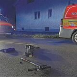 33 Pedelec-Fahrer wurden im letzten Jahr bei Unfällen in Marl verletzt – so wie hier auf der Hervester Straße. Polizeidirektor Martin Kirchner plant ein Sicherheitstraining für Senioren mit Pedelec.