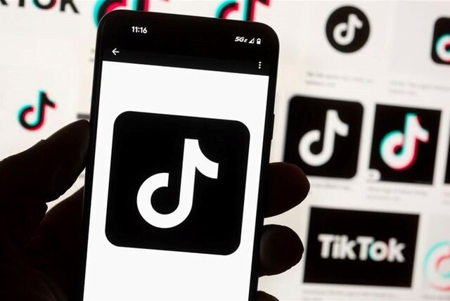 Das Symbol der App Tiktok auf einem Smartphone