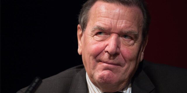 Altkanzler Gerhard Schröder (SPD).