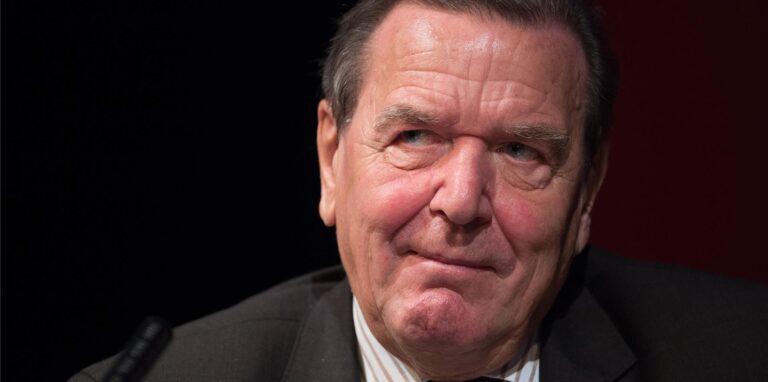Altkanzler Gerhard Schröder (SPD).