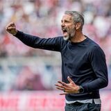 RB-Trainer Marco Rose ballt die Faust.