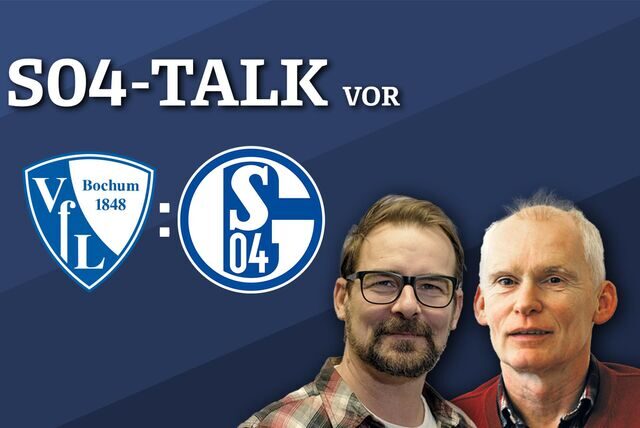 Schalke-Experte Frank Leszinski und Schalke-Reporter René Preuß im Vodcast.