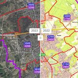 Die neuen Immobilienrichtwerte sind bei Boris.NRW abrufbar. Auch der Vergleich mit früheren Jahren ist möglich.