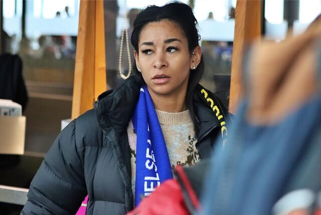 Deborah Panzokou Meunier am Dortmund Airport.