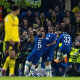 Chelsea-Spieler jubeln.