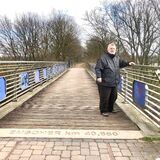 Christian Wengerek auf der Trassenbrücke über die Emscher