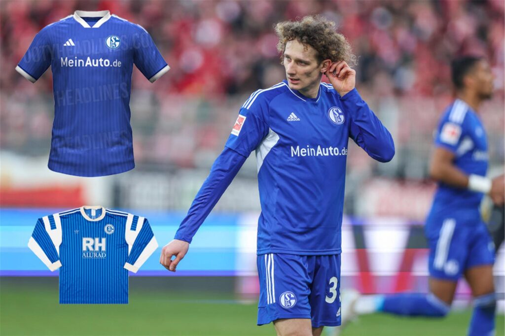 Vergangenheit, Zukunft und Gegenwart. Wird das neue Schalke-Trikot wie zur Saison 1990/91 mit Nadelstreifen versehen? Vergangenheit, Zukunft und Gegenwart. Wird das neue Schalke-Trikot wie zur Saison 1990/91 mit Nadelstreifen versehen?