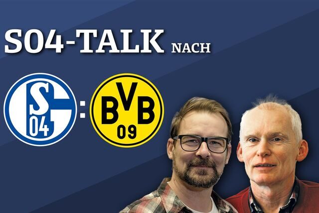 Schalke-Experte Frank Leszinski und Schalke-Reporter René Preuß im Vodcast.
