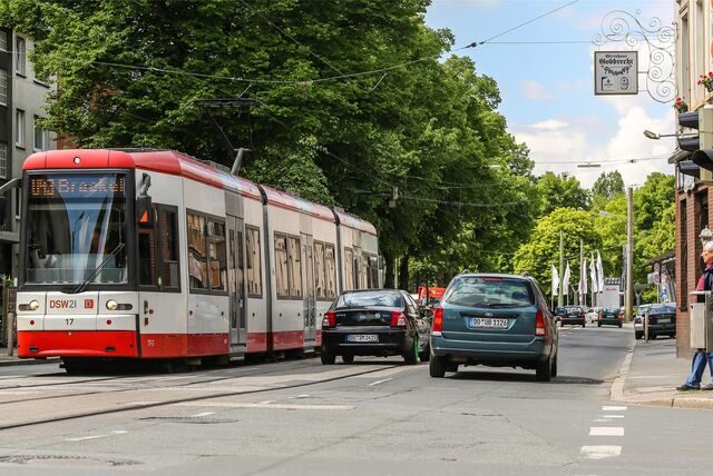 Die Stadtbahnhaltestellen entlang des Dortmunder Hellwegs sollen barrierefrei ausgebaut werden.