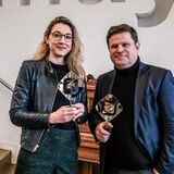 Lisa Wandt, Chefin vom Dienst, und Chefredakteur Georg Heil (Kontraste)