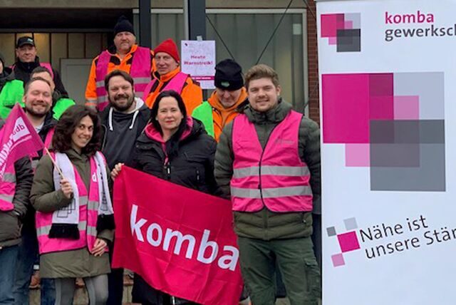 In Dorsten gibt es einen Ortsverband der Komba-Gewerkschaft. Die Mitglieder streikten unter anderem schon Ende Januar.