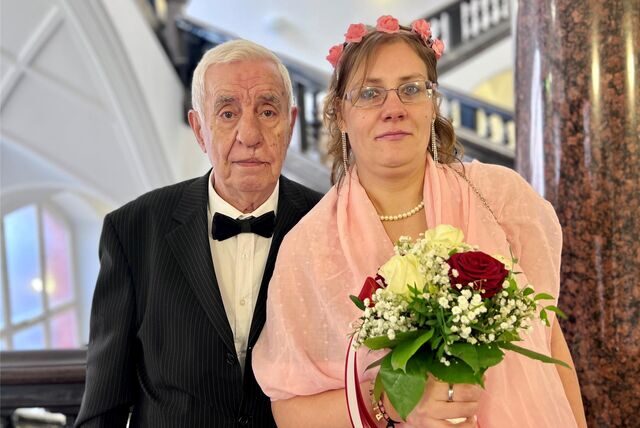 Sandra und Johannes haben in Dortmund geheiratet.