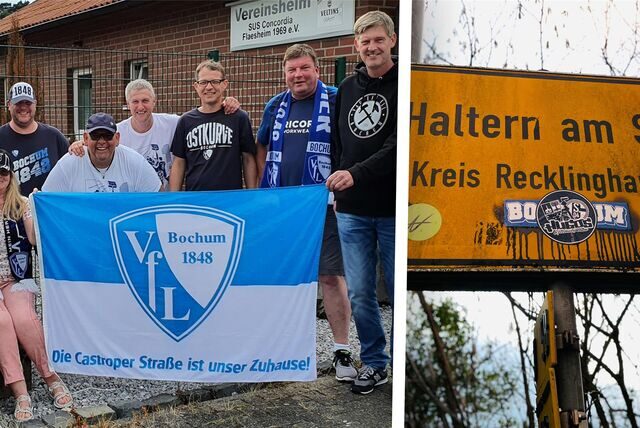Ein Bild des VfL-Bochum Fanclubs in Haltern.