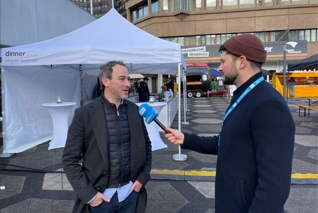 Theaterdirektor Tobias Ehinger im Gespräch zur Rückkehr des Feierabendmarktes in die Dortmund Innenstadt.
