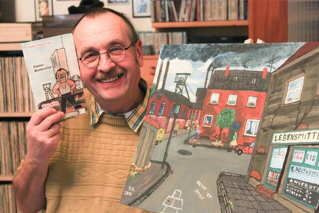 Volker Kosznitzki hat rund um „Günner Mambrallek“ bereits mehrere Bücher veröffentlicht. Der Autor malt aber auch.