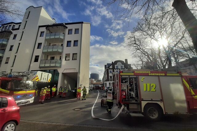 Die Feuerwehr Dortmund war am Montagvormittag (27.3.) an der Chemnitzer Straße im Einsatz.