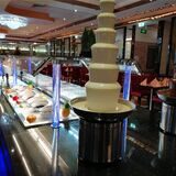 Zu sehen ist ein Dessert-Buffet im „Gourmet Tempel“.