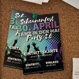 Viel los war beim Tanz in den Mai 2022 in der Vierhaus-Scheune.