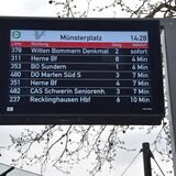 Digitale Busanzeige