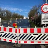 Die Drewer Brücke bleibt auch am Wochenende gesperrt.