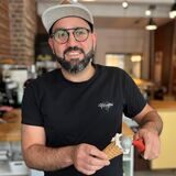 Shahab Nouri im Hitzefrei in Castrop-Rauxel am Marktplatz.