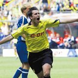 Seinen 102-km/h-Kracher gegen Hansa Rostock feierte Marc Kruska am 21. Mai 2005 sehr emotional.
