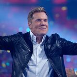 Juror Dieter Bohlen spricht bei der ersten Live-Sendung der Castingshow DSDS 2023.