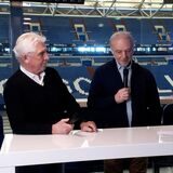Die Fußball-Legenden Klaus Fischer und Rüdiger Abramczik im Legenden-Talk mit Jörg Seveneick.