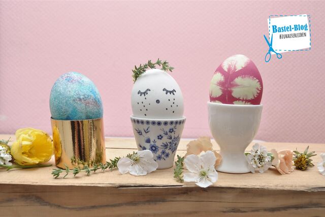 Ostern steht vor der Tür: Wir zeigen drei Tipps, wie sie die Eier kreativ gestalten können.