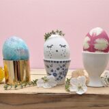 Ostern steht vor der Tür: Wir zeigen drei Tipps, wie sie die Eier kreativ gestalten können.