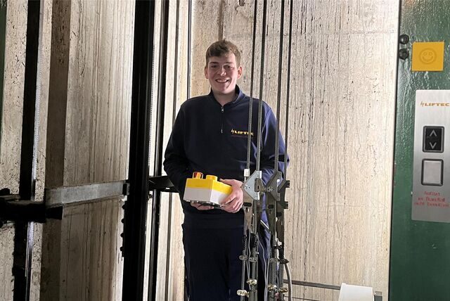 Lukas Gramoschke, Geselle bei der LIFTEC GmbH