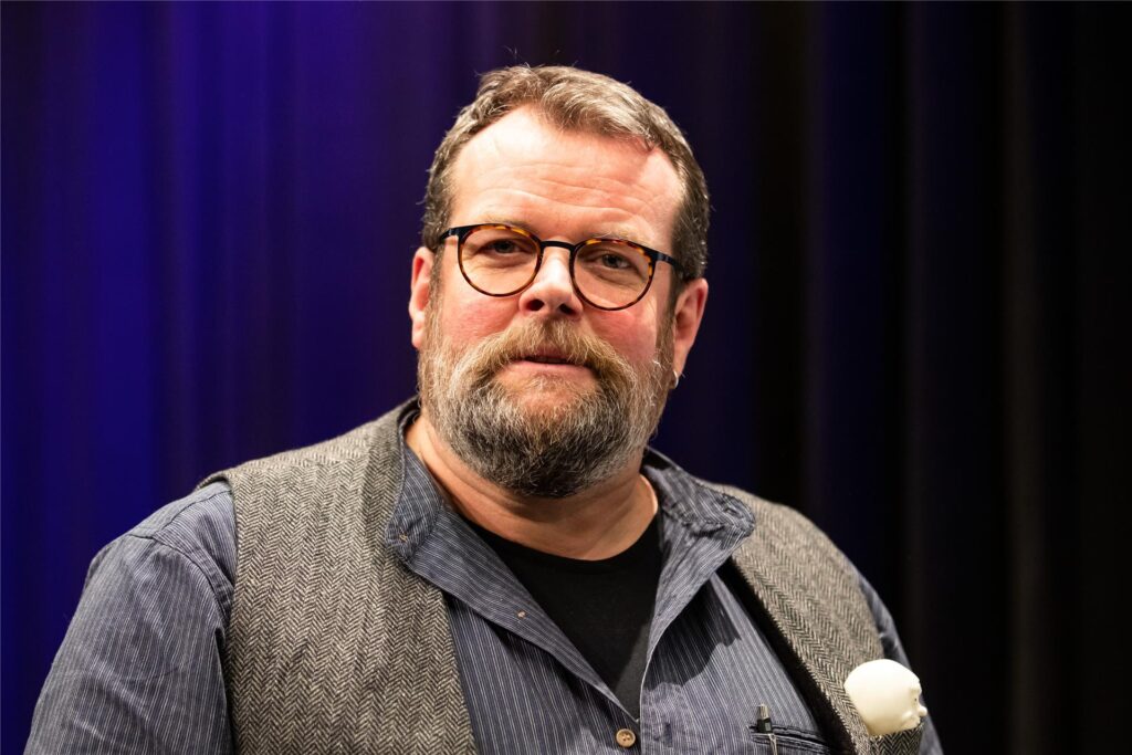 Der Künstler Jochen Malmsheimer. Der Künstler Jochen Malmsheimer.