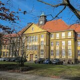 Rückseite des Dattelner Rathauses.