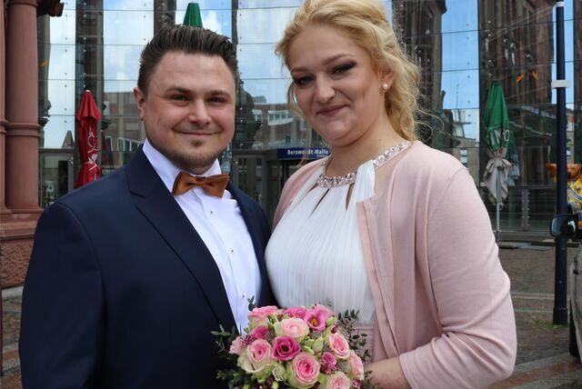 Bianca und Christoph Aleksa haben in Dortmund geheiratet.