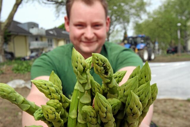 Im Hofladen Steffenhof in Dortmund-Benninghofen gibt es auch wieder Spargel.