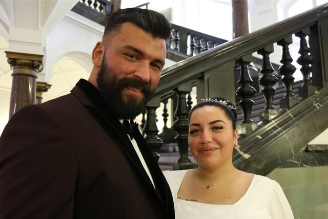 Deniz und Yildiz Özdamar haben in Dortmund geheiratet.