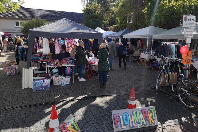 Flohmarktstände