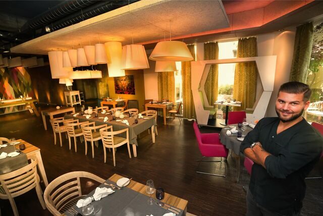 Phillip Schneider 2018 in den Räumen seines Sternerestaurants.