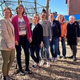 Sie erklären, was sich in den Kitas ändern muss (v.l.): Mareike Zaun, Stephanie Löer, Alina Moors, Christina Diekenbrock, Daniela Grothusmann, Eva Garschagen und Jutta Schulz.