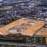 Luftbild vom Trabrennbahn-Gelände in Recklinghausen