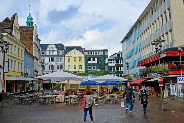 Ansicht des Altstadtmarktes in Recklinghausen