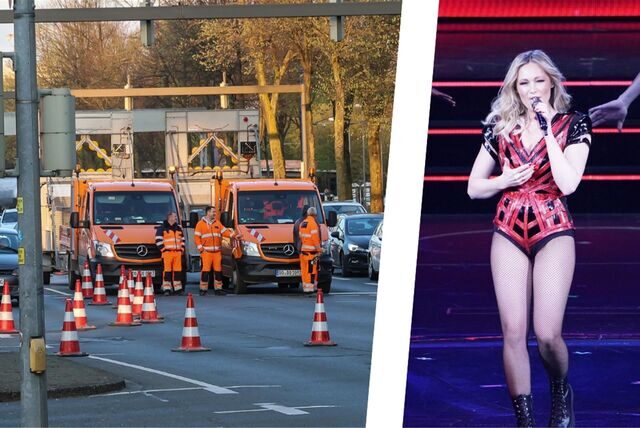 Bei Bauarbeiten an der Bovermannstraße ist ein Bomben-Blindgänger gefunden worden. Die B1 muss für die Entschärfung in beide Richtungen gesperrt werden. Ein Konzert von Helene Fischer hat die Sperrung verzögert.