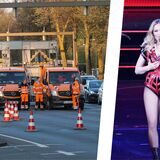 Bei Bauarbeiten an der Bovermannstraße ist ein Bomben-Blindgänger gefunden worden. Die B1 muss für die Entschärfung in beide Richtungen gesperrt werden. Ein Konzert von Helene Fischer hat die Sperrung verzögert.