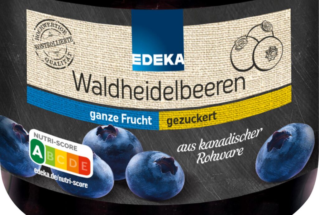 Waldheidelbeeren von Edeka können Glasstücke enthalten