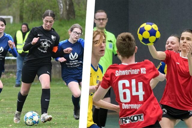 Unser Fotograf besuchte das Mädchenfußballspiel von Victoria Habinghorst gegen Titania Erkenschwick sowie das A-Jugend-Korfballspiel zwischen Schweriner KC und KV Adler Rauxel.