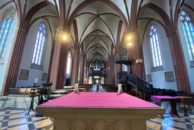 Das Innere der Sixtus-Kirche in Haltern